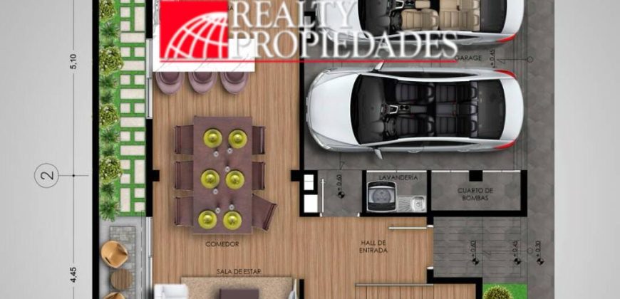 UBICACIÓN PRIVILEGADA: AMPLIO TOWNHOUSE EN GRIS EN VENTA