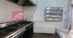 RESTAURANTE EQUIPADO EN AVENIDA PRINCIPAL EN ALQUILER