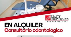 EN EL CENTRO: CONSULTORIO ODONTOLÓGICO 100% EQUIPADO EN ALQUILER