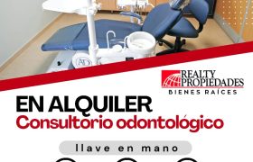 EN EL CENTRO: CONSULTORIO ODONTOLÓGICO 100% EQUIPADO EN ALQUILER
