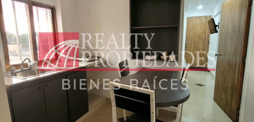 HERMOSO APARTAMENTO ESTUDIO EQUIPADO EN ALQUILER EN EL CENTRO DE LA CIUDAD